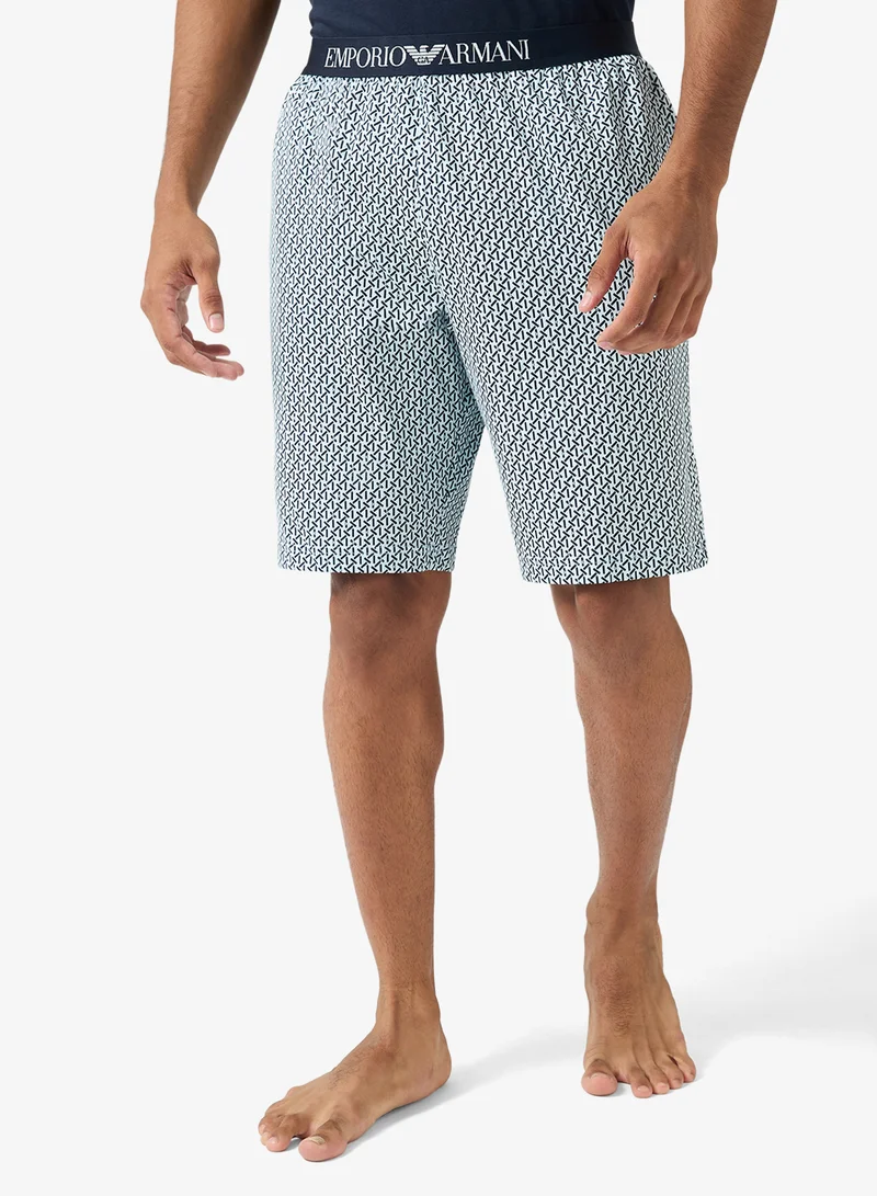 EMPORIO ARMANI  Logo T-Shirt And Shorts Set for Men | Best Price UAE